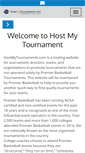 Mobile Screenshot of hostmytournament.com